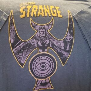 Classic Comic Book Doctor Strange Graphic T-Shirt - Blue